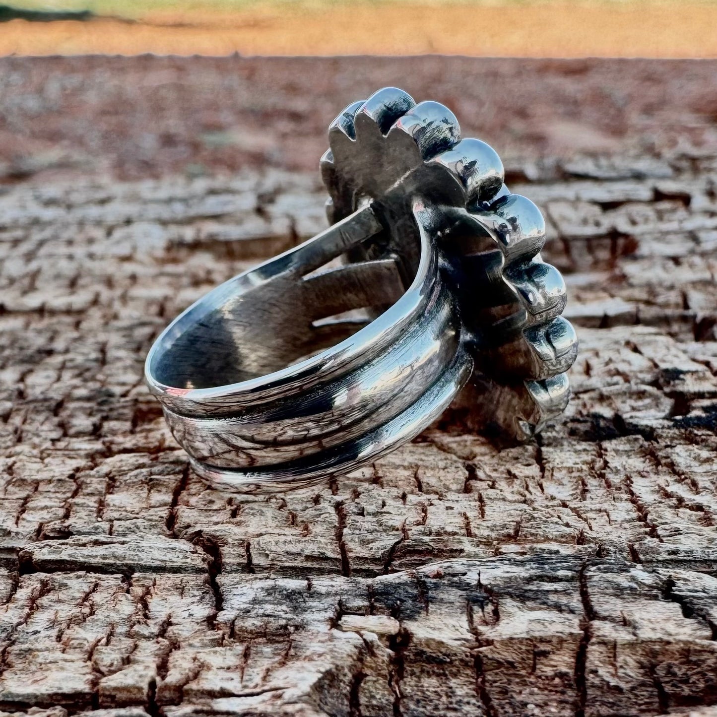 Natural Kingman Ring | Size 7.5